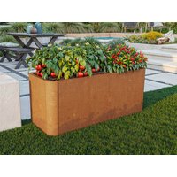 Hochbeet aus Cortenstahl 100x40x40 cm, Matgerialstärke 2 mm, Edelrost Hochbeet, Hochbeet Bausatz, Hochbeet Metall, Hochbeet Stahl Hochbeet aus Cortenstahl 100x40x40 cm, Matgerialstärke 2 mm, Edelrost Hochbeet, Hochbeet Bausatz, Hochbeet Metall, Hochbeet Stahl