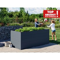 Hochbeet – Alu 194x97x77 cm, anthrazit, wartungsfrei, Hochbeet Bausatz, Hochbeet Metall, Hochbeet Aluminium Hochbeet – Alu 194x97x77 cm, anthrazit, wartungsfrei, Hochbeet Bausatz, Hochbeet Metall, Hochbeet Aluminium