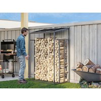 Holzlagerregal 130 x 72 cm, Höhe: 185 cm, stabil, wetterfest, hochwertiges Material für die sichere Aufbewahrung von Brennholz! Holzlagerregal 130 x 72 cm, Höhe: 185 cm, stabil, wetterfest, hochwertiges Material für die sichere Aufbewahrung von Brennholz!