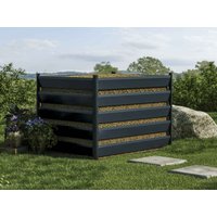 Komposter aus Aluminium, Größe: 150 x 110 cm, Höhe 100 cm, RAL 7016 Alu-Komposter, Metallkomposter extra starke Ausführung, 100% wartungsfrei Komposter aus Aluminium, Größe: 150 x 110 cm, Höhe 100 cm, RAL 7016 Alu-Komposter, Metallkomposter extra starke Ausführung, 100% wartungsfrei