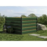 Komposter aus Aluminium, Größe: 150 x 150 cm, Höhe 100 cm, RAL 6005Alu-Komposter, Metallkomposter extra starke Ausführung, 100% wartungsfrei Komposter aus Aluminium, Größe: 150 x 150 cm, Höhe 100 cm, RAL 6005Alu-Komposter, Metallkomposter extra starke Ausführung, 100% wartungsfrei