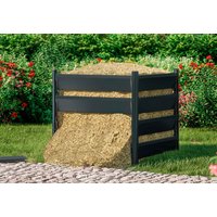 Komposter aus Aluminium, Größe: 90 x 90 cm, Höhe 80 cm, RAL 7016, extra starke Ausführung, 100% wartungsfrei, kompostbox, juwel, kompostieren Komposter aus Aluminium, Größe: 90 x 90 cm, Höhe 80 cm, RAL 7016, extra starke Ausführung, 100% wartungsfrei, kompostbox, juwel, kompostieren