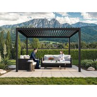 Pergola Aluminium 350×350 cm in Anthrazit, hochwertige Aluminium-Pergola, Überdachung für Ihren Außenbereich mit robusten, wasserdichten Lamellen. Hochwertige Pergola für stilvollen Schutz und Eleganz. Pergola Aluminium 350×350 cm in Anthrazit, hochwertige Aluminium-Pergola, Überdachung für Ihren Außenbereich mit robusten, wasserdichten Lamellen. Hochwertige Pergola für stilvollen Schutz und Eleganz.