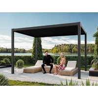 Pergola Aluminium 350×300 cm in Anthrazit, hochwertige Aluminium-Pergola, Überdachung für Ihren Außenbereich mit robusten, wasserdichten Lamellen. Hochwertige Pergola für stilvollen Schutz und Eleganz. Pergola Aluminium 350×300 cm in Anthrazit, hochwertige Aluminium-Pergola, Überdachung für Ihren Außenbereich mit robusten, wasserdichten Lamellen. Hochwertige Pergola für stilvollen Schutz und Eleganz.