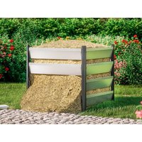 Komposter aus Aluminium, Größe: 90 x 90 cm, Höhe 80 cm, extra starke Ausführung, 100% wartungsfrei, kompostbox, juwel, kompostieren Komposter aus Aluminium, Größe: 90 x 90 cm, Höhe 80 cm, extra starke Ausführung, 100% wartungsfrei, kompostbox, juwel, kompostieren