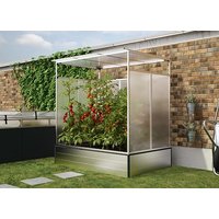 Tomatenhaus LEO 193×140 cm, Höhe: 173 cm, 8 mm Doppelstegplatten, ideales Tomatenüberdach Tomatenhaus LEO 193×140 cm, Höhe: 173 cm, 8 mm Doppelstegplatten, ideales Tomatenüberdach