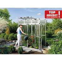 Tomatenhaus Vanessa 197 x 103 cm, Höhe: 220 cm, 16 mm Doppelstegplatten, ideales Tomatenüberdach Tomatenhaus Vanessa 197 x 103 cm, Höhe: 220 cm, 16 mm Doppelstegplatten, ideales Tomatenüberdach