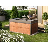 Hochtbeet aus Stahl 200x100x77 cm, mit Frühbeet erhältlich, Hochbeet Bausatz, Hochbeet Metall, Hochbeet selber bauen Hochtbeet aus Stahl 200x100x77 cm, mit Frühbeet erhältlich, Hochbeet Bausatz, Hochbeet Metall, Hochbeet selber bauen