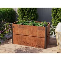 Hochtbeet aus Stahl 150x85x77 cm, mit Frühbeet erhältlich, Hochbeet Bausatz, Hochbeet Metall, Hochbeet selber bauen Hochtbeet aus Stahl 150x85x77 cm, mit Frühbeet erhältlich, Hochbeet Bausatz, Hochbeet Metall, Hochbeet selber bauen