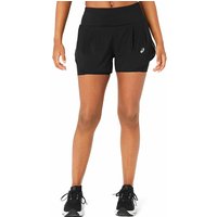 ASICS Damen 2in1 Laufshort Road 3.5IN schwarz | S