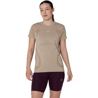 ASICS Damen Laufshirt Road Seamless camel | M — Bild 1