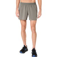 ASICS Herren Laufshort Road 5inch grau | L — Bild 1