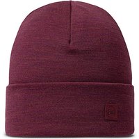 BUFF Mütze Heavyweight Merino Wool dunkelrot