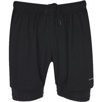 ENDURANCE Herren Laufshorts Kros 2in1 schwarz | M — Bild 1
