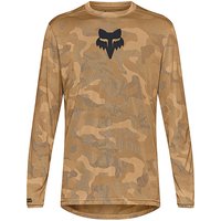 FOX Herren Radshirt Langarm-Jersey Ranger TruDri™ camel | L — Bild 1
