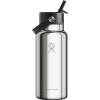 HYDRO FLASK Trinkflasche Wide Flex Straw Limited Edition 946ml isoliert silber — Bild 1