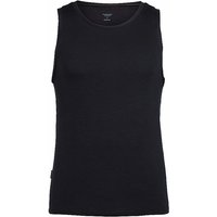 ICEBREAKER Herren Tanktop Anatomica schwarz | XXL