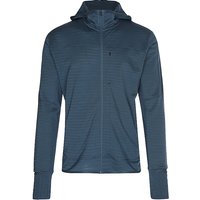 ICEBREAKER Herren Fleecejacke Real Fleece 300 Merino Hoodie grau | L — Bild 1