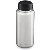 KLEAN KANTEEN Trinkflasche Edelstahl Wide Loop Cap 1182ml silber — Bild 1
