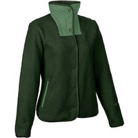 LAMUNT Damen Fleecejacke Sabine Cozy Thermalfleece dunkelgrün | 40 — Bild 1