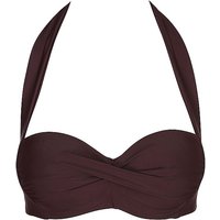 LASCANA Damen Bikinioberteil Bandeau dunkelrot | 44E — Bild 1