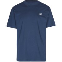 NEW BALANCE Herren Laufshirt Essentials Cotton dunkelblau | M — Bild 1