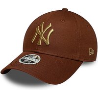NEW ERA Damen Kappe Metallic Logo 9FORTY NY YANKEE dunkelrot — Bild 1