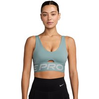 NIKE Damen Sport-BH Pro Indy Plunge mit mittlerem Halt petrol | L — Bild 1