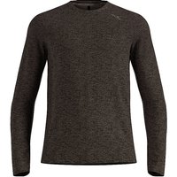 ODLO Herren Laufshirt Essentials Seamless braun | L — Bild 1