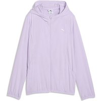 PUMA Damen Fitnessjacke Run Velocity Woven Hoodie lila | XS — Bild 1