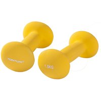 TUNTURI Kurzhantel-Set 1,5 kg gelb