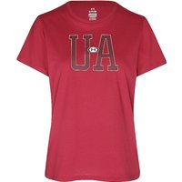UNDER ARMOUR Damen T-Shirt UA Icon Fleece Graphic dunkelrot | S — Bild 1