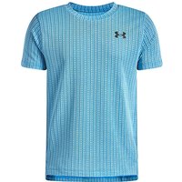 UNDER ARMOUR Kinder Fitnessshirt UA Tech Vent Jacquard blau | 134-146 — Bild 1