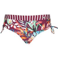VENICE BEACH Damen Bikinihose mit Raffung dunkelrot | 38 — Bild 1