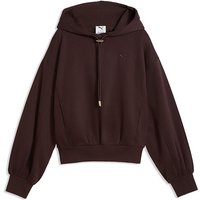 PUMA Sudadera con capucha para hombre Her Relaxed marrón | M
