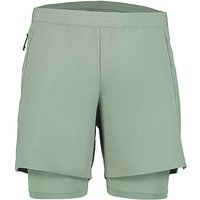 Gigasport RUKKA Short de course 2en1 Maaninka pour hommes vert clair XXL