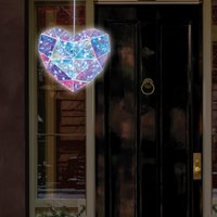 Click to view product details and reviews for Iridescent Dreamlight Hanging Heart Lamp 19cm. Click to view product details and reviews for Iridescent Dreamlight Hanging Heart Lamp 19cm.