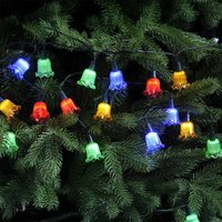 Vintage Christmas Tree Lights - 50 Multicolour Petal Lights
