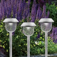 Click to view product details and reviews for 6 X Mesh Solar Stake Lights. Click to view product details and reviews for 6 X Mesh Solar Stake Lights.