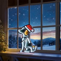 Click to view product details and reviews for Infinity Mirror Led Christmas Dog With Hat 60cm. Click to view product details and reviews for Infinity Mirror Led Christmas Dog With Hat 60cm.