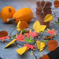 Click to view product details and reviews for Autumn Leaves Metal Floral String Lights. Click to view product details and reviews for Autumn Leaves Metal Floral String Lights.