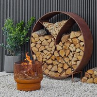Click to view product details and reviews for Buttermere Rust Finish Fire Pit. Click to view product details and reviews for Buttermere Rust Finish Fire Pit.