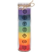 Click to view product details and reviews for Tall Glass Chakra Candle. Click to view product details and reviews for Tall Glass Chakra Candle.