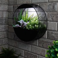 Click to view product details and reviews for Solar Circular Black Mesh Wall Planter. Click to view product details and reviews for Solar Circular Black Mesh Wall Planter.