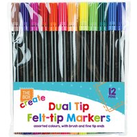 Click to view product details and reviews for Dual Tip Felt Tip Pens 12 Pack. Click to view product details and reviews for Dual Tip Felt Tip Pens 12 Pack.