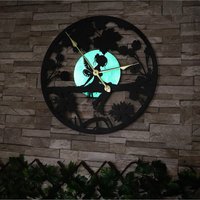 Click to view product details and reviews for Forest Fairy Silhouette Glowing Moon Wall Clock. Click to view product details and reviews for Forest Fairy Silhouette Glowing Moon Wall Clock.