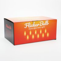 Click to view product details and reviews for 10 Flickering Flame Bulb Fairy Lights Connectable. Click to view product details and reviews for 10 Flickering Flame Bulb Fairy Lights Connectable.