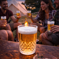 Crystal Effect Plastic Tumbler - Single Glass