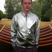 Click to view product details and reviews for Silver Holographic Jacket Xl. Click to view product details and reviews for Silver Holographic Jacket Xl.