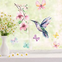 Window Stickers - Humming Bird & Butterflies